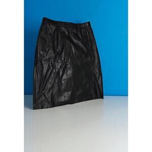 Vintage Outerwear by Phoenix Leather Skirt Black Size XS RUNS SMALL